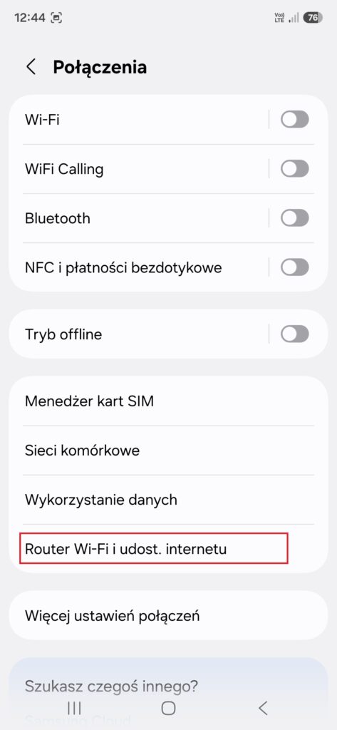 Twój telefon jako hotspot – jak udostępnić internet? hotspot03