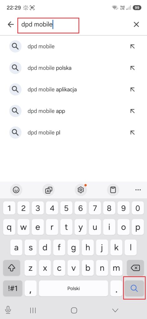 Jak zainstalować aplikację DPD Mobile w telefonie z Androidem? instalowanie aplikacji dpd mobile03