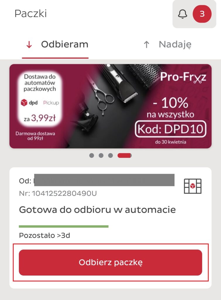 Jak odebrać paczkę w automacie DPD? odebranie paczki dpd01