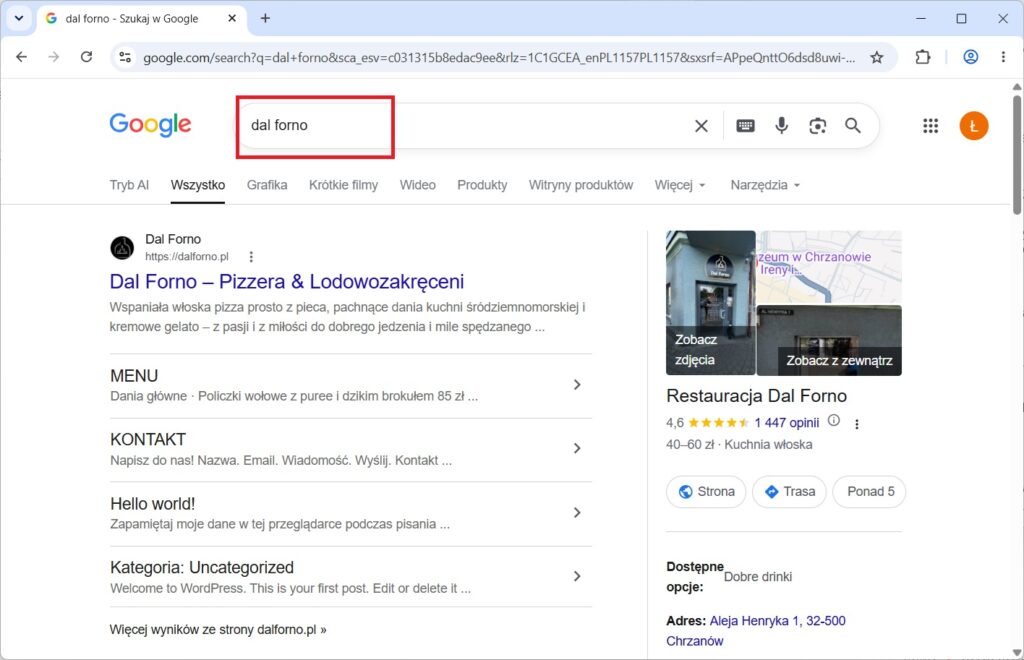 Jak dodać opinię Google dla restauracji? Instrukcja krok po kroku opinie google02